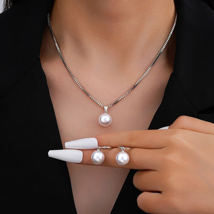 Earrings Women's High-grade Earrings Jewelry Suit