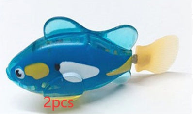 Cat Interactive Electric Fish Water Toy For Indoor Play Swimming Robot Fish Toys For Cat Dog Pet Baby Swimmer Bath Robofish T