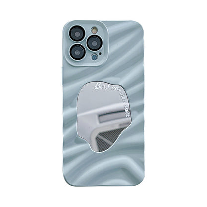 Mirror Water Ripple Is Suitable For 14ProMax Mobile Phone Case aaf9df05 1e16 415e a59f 0c99a784d1a2