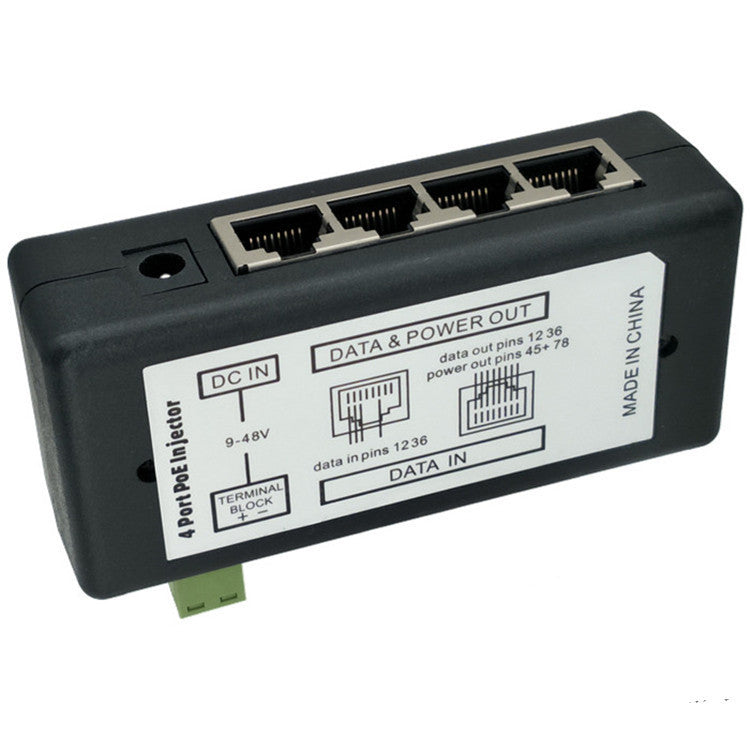 Four Port Centralized TV 4Ch Poe Syringe Box DC ab376184 b963 4783 a04b 463b68508211