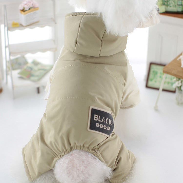 Pet Dog Clothes Shoulder Cap Four-legged Pet Clothing Hooded ab401d49 34b4 4de6 b155 8d997398e34a