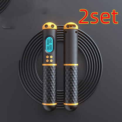 Intelligent Counting Rope Skipping Weight-Bearing Exercise Fitness Student Test Skipping Rope Core Wire Private Model Source 
