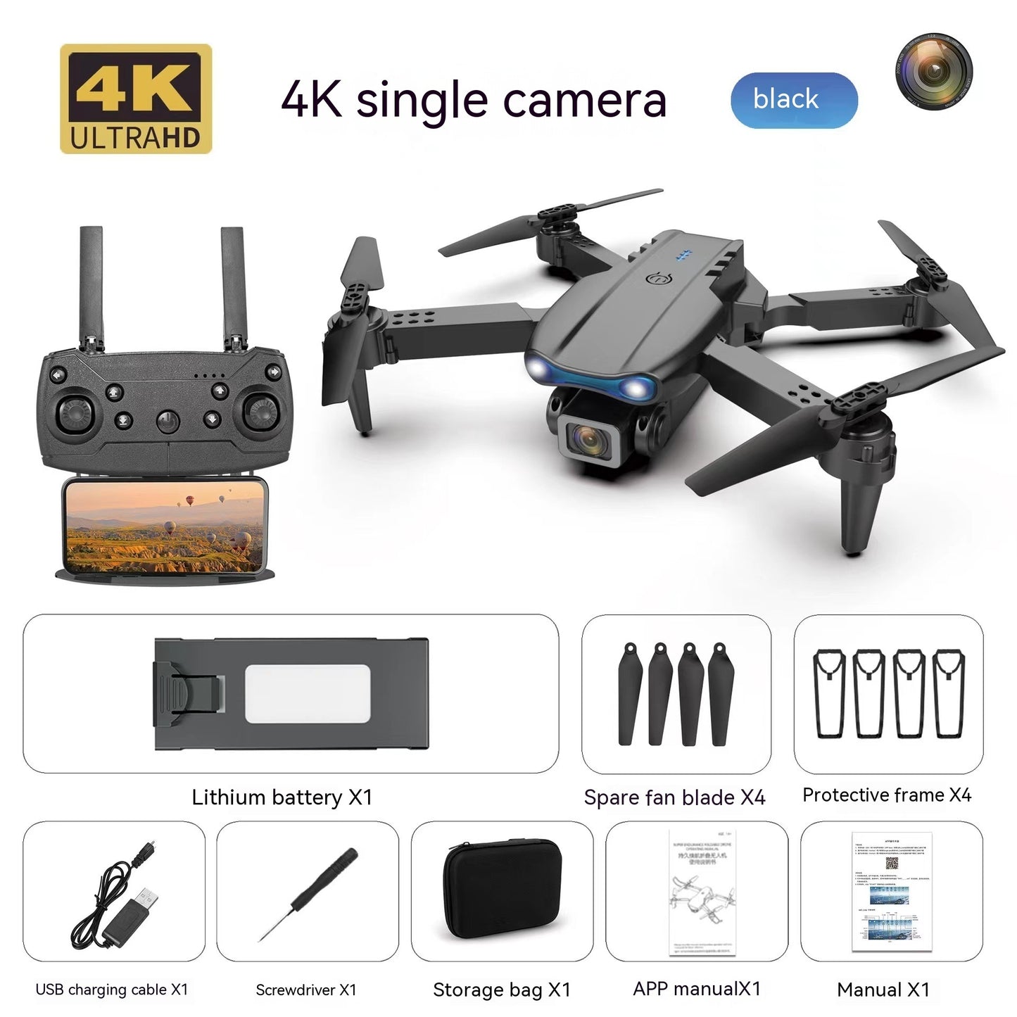 E99pro Aerial Drone 4k High-definition Dual Camera Three Sided Camera ab4689a0 0f46 468d b1f6 f4f6dea31cee trans 1cb590d9 281