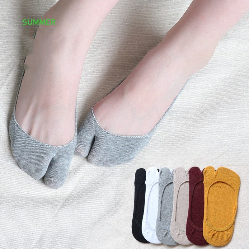 Two-toe Socks Split Toe Low Cut Women's Socks Anti-slip Invisible Socks ab4abe3b d0bc 4da9 8e41 c5075b41f68b