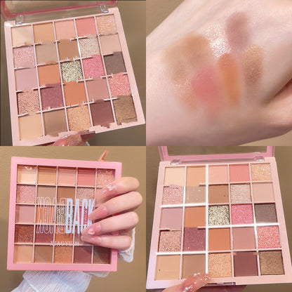 25 Colors Eye Shadow Plate XIAOYUMI New Products Shimmer Matte Earth Color Series Factory Spot Goods Pingjie Eye Shadow - HD Wireless Product #6