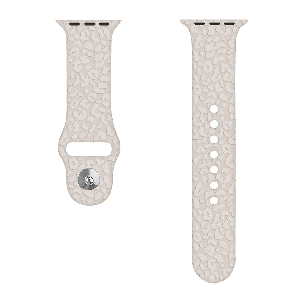 Laser Embossed Silicone Leopard Print Silicone Strap ab80c2fd bbe8 4a4e a594 0401899edefd