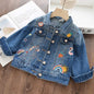 Children's Graffiti Embroidered Lapel Short Denim Jacket ab9abe1d 19e4 4beb a417 e2040d0a55f2 a6d529b7 3c01 4faf b097 5c66eff
