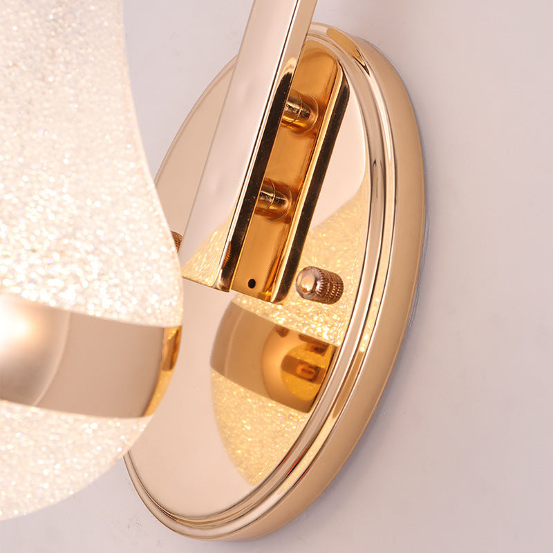 Bedside LED Drop-shaped Wall Lamp Bedroom Simple Acrylic ab9f0e2b 4cf9 4d4b b49a db3af73e6260