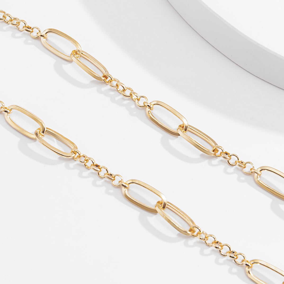 European And American Style Fashion Personality Double-layer Chain Glasses Chain Women aba3f979 74c2 48fe 8842 a28b05a66788