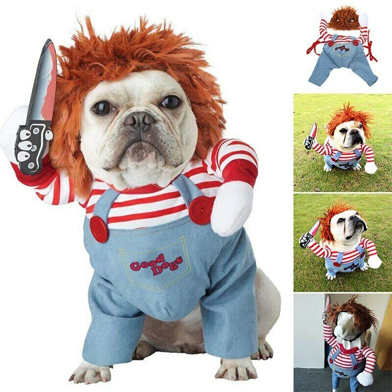 Halloween Pet Costume Pet Dog Funny Clothes Adjustable Dog Cosplay Costume Scary Costume Party Gatherings abb38ca2 bfe0 4e31 