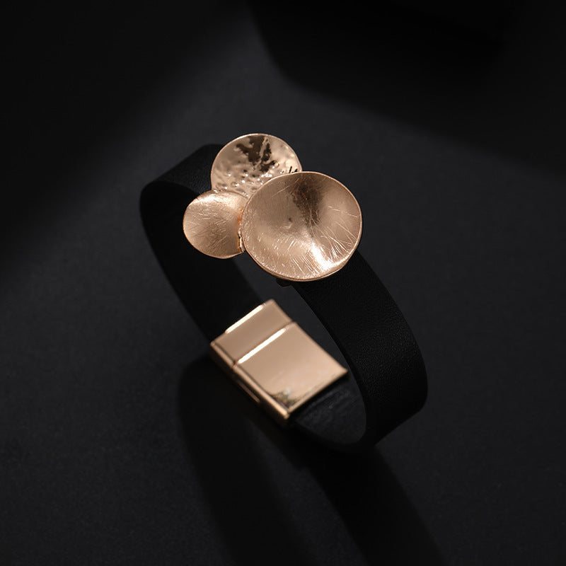 Original Geometric Brushed Metal Ornament Advanced Simple Bracelet abcb08b5 b06c 4c83 93ea a54c2c82554b