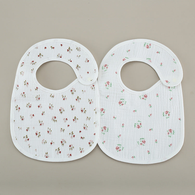 Thin Kids' Bib Pure Cotton Waterproof Gauze Saliva Towel abd015f8 07eb 4898 a40a aa360eca403a