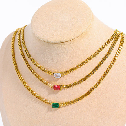 Heavy Industry Cuban Chain Love Necklace abdcb76d 2da9 44c0 8e5f e54b6cbb8283
