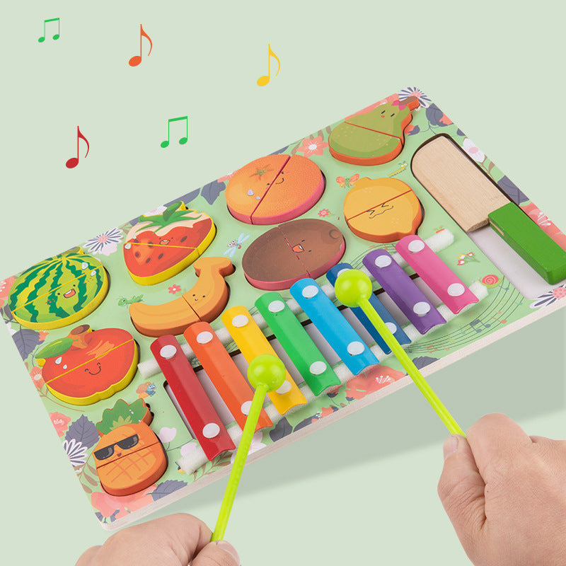Baby Busy Board Diy Accessories Fruit Games Wooden Toys abffa36a 71fa 4699 8474 734c78844a93
