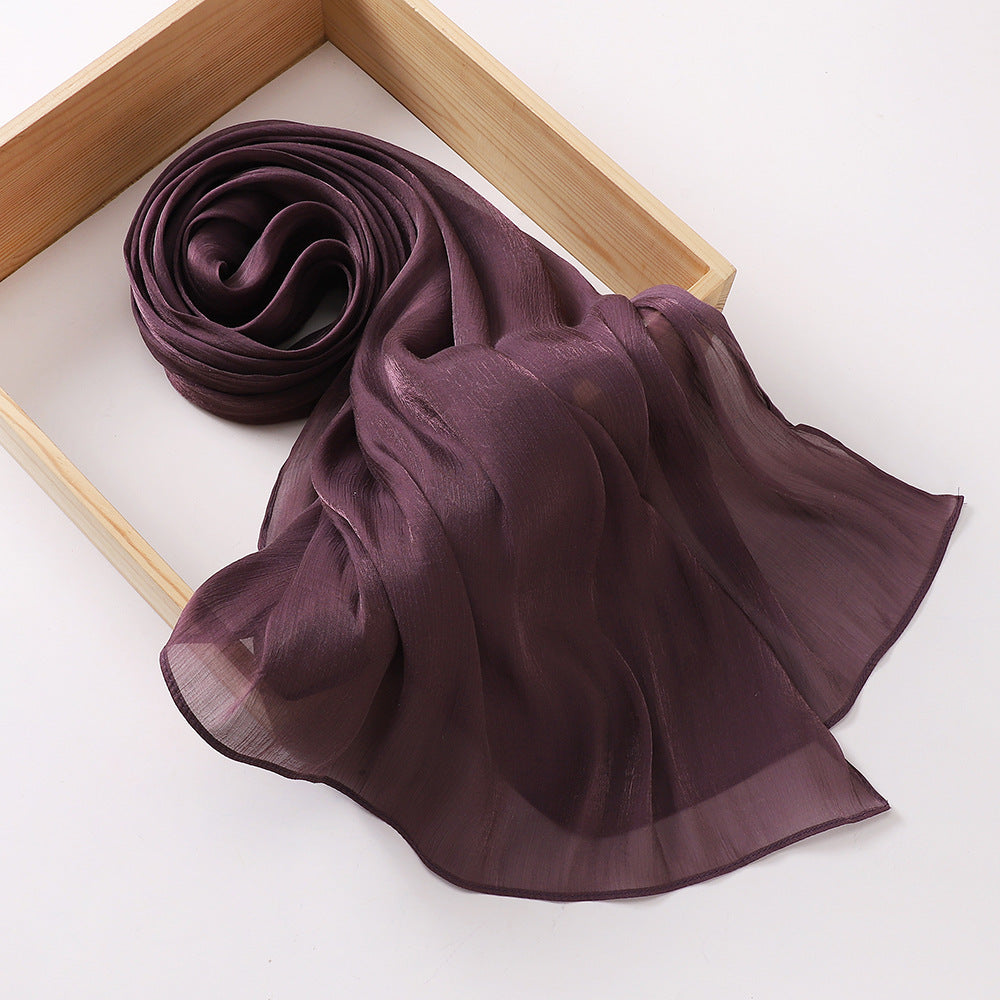 Breathable Cool Island Satin Smooth Silk Toe Scarf ac1610fb 7584 4ae5 9551 5b9a01302be9