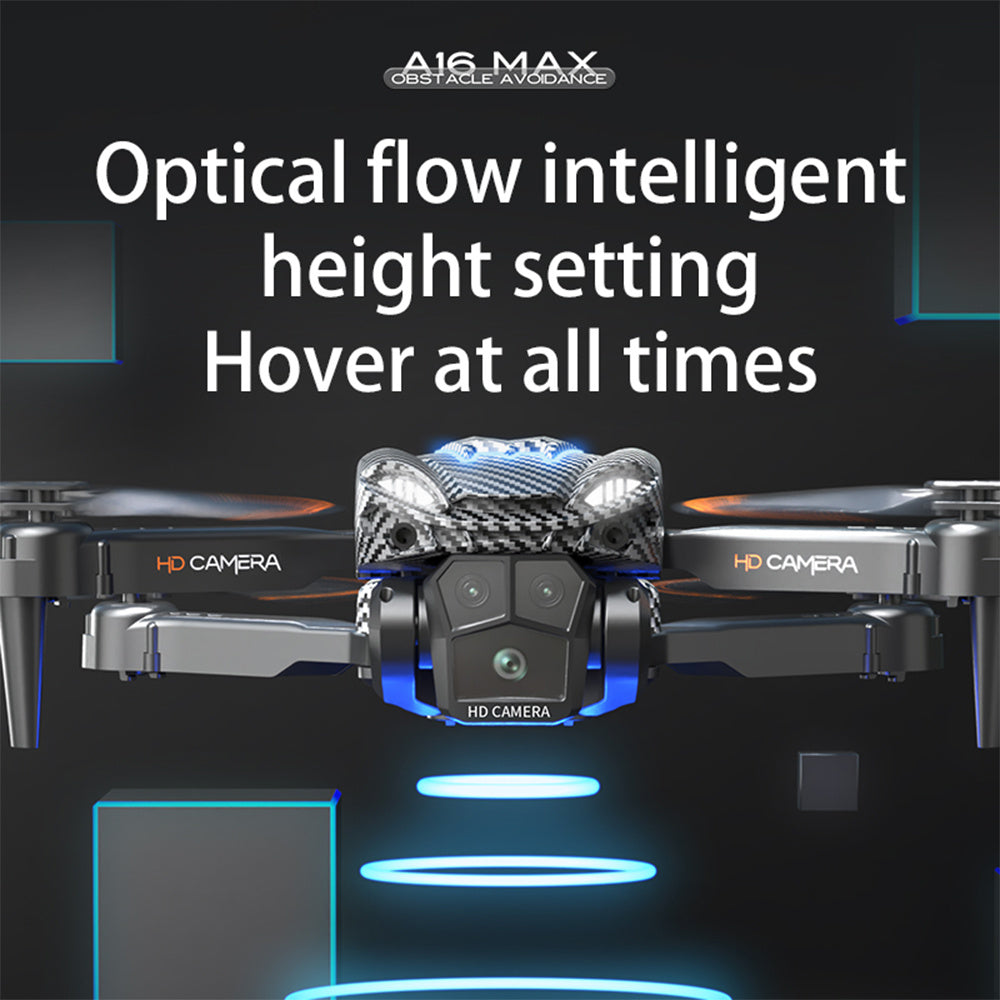 A16 Drone Optical Flow Three Camera Photography UAV Four Axis Aircraft Obstacle Avoidance And Remote Control Aircraft Toy - Wireless Security Camera with Night Vision #3