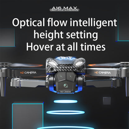 A16 Drone Optical Flow Three Camera Photography UAV Four Axis Aircraft Obstacle Avoidance And Remote Control Aircraft Toy - Wireless Security Camera with Night Vision #3