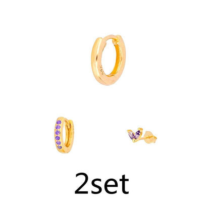Classic Versatile Marquise And Diamond Ear Buckles 3-Piece Set Combination ac3fd135 a465 4127 a7c4 837ca83f0e12