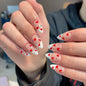 French Water Drop Manicure Rhinestones Wear Nails ac468452 1ad9 485b 9fc0 f3b92ceabbf9