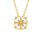 Net Red Clover Enamel Necklace Female ac4b9133 68e2 4d63 aa86 38f3eb9af851