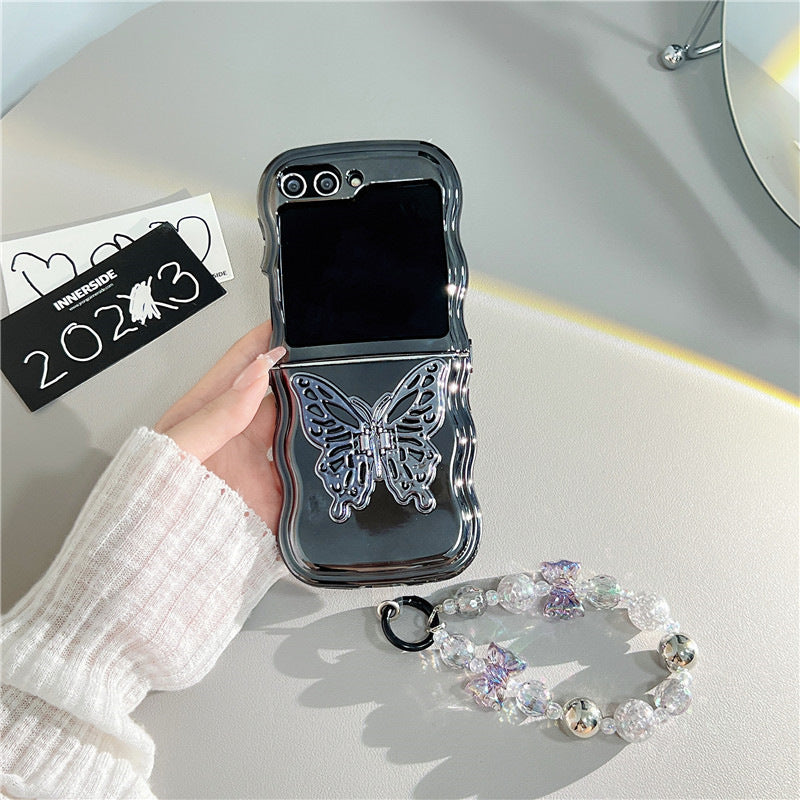 Electroplating Wave Edge Folding Soft Shell Three-dimensional Butterfly Bracket - 图片 11