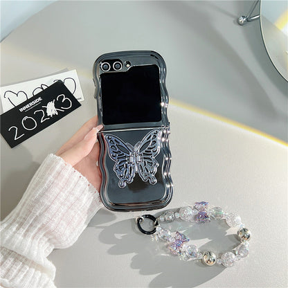 Electroplating Wave Edge Folding Soft Shell Three-dimensional Butterfly Bracket - 图片 11