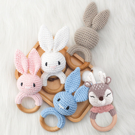 Baby Rattle Hand Woven Cartoon Animal Bracelet Newborn Soothing Doll ac5c54f1 e0bf 4d7d 8230 7294e90aac0d