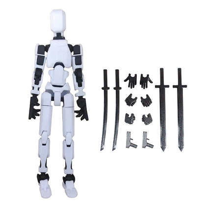 3D Printing More Than Movable Joint Doll Lucky 13 Full Body Movable Robot - HD Wireless Product #16