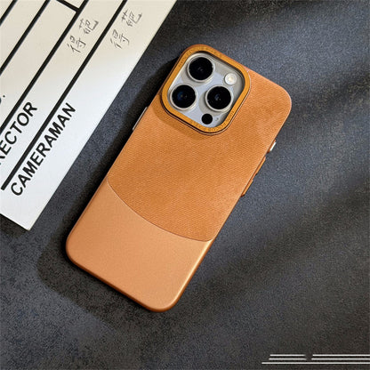 Flannel Fabric Color Matching Suitable For 15Promax Phone Case Electroplating Hard Shell ac7a9ab2 2a4b 495a 943a b4c7cb40a33a