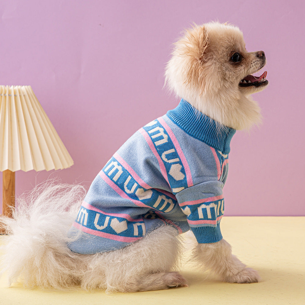 Tide Brand Pet Sweater Thickened Double Layer Fashion Dog Clothing ac8137c1 0bae 4be3 8e7f 5724fa986e00