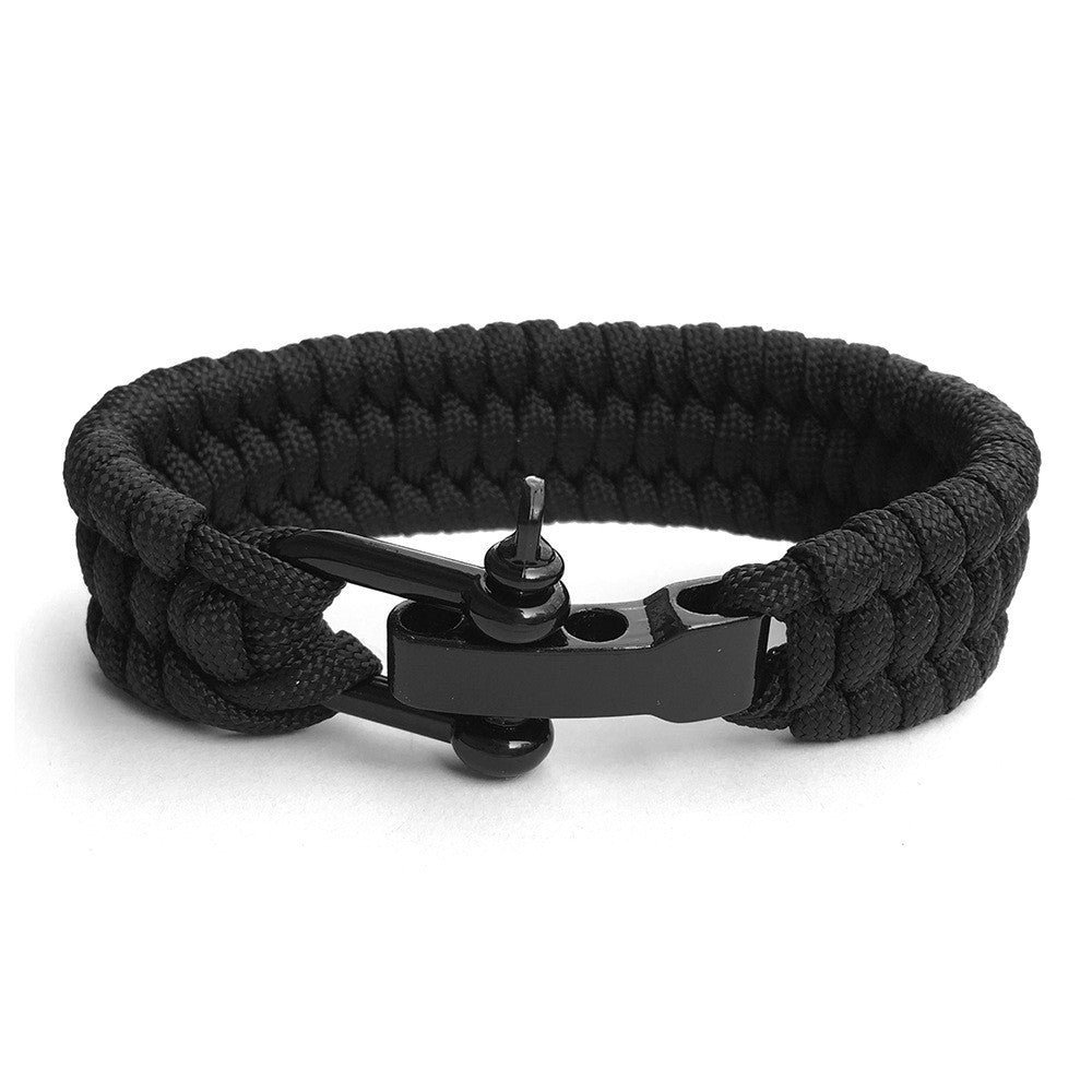 Outdoor Mountaineering Camping Emergency Seven-core Parachute Cord Woven Bracelet ac84d5c1 337e 4c83 bf90 9dee9af53edf