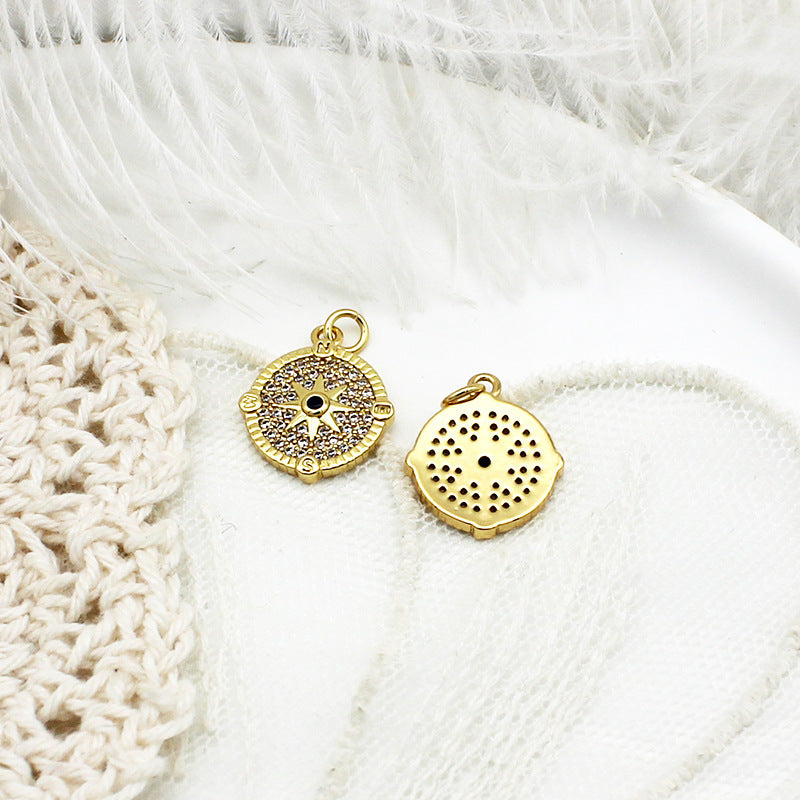Micro-inlaid Six-pointed Star Compass Hanging Piece Pendant Necklace Bracelet Earrings ac8f0739 48ce 4221 82c1 82bfa2fa97f1