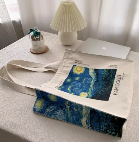 Starry Sky Canvas Bag Shoulder ac92b8da c122 4e68 867b 89c86056f5a0