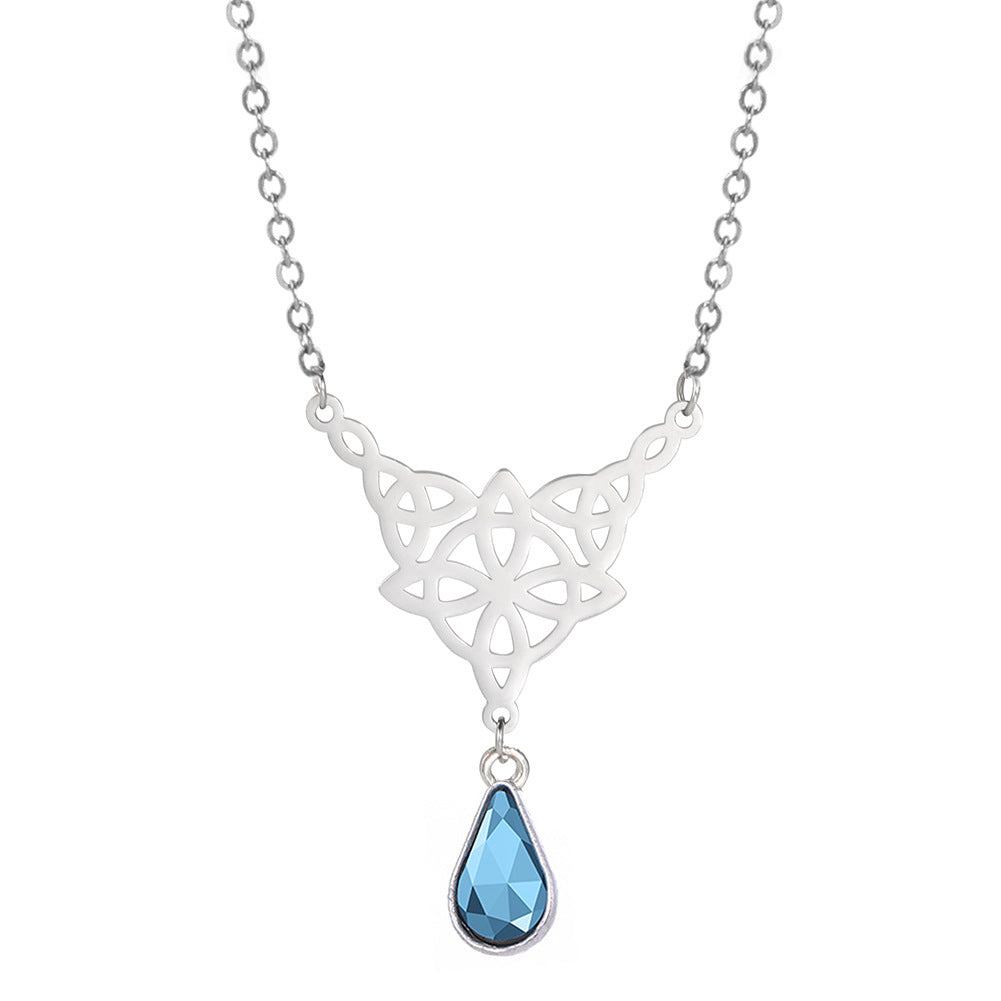 New Irish Knot Pendant Crystal Necklace ac9e7965 26db 4a9e 8d91 cfa6bd5e7a45