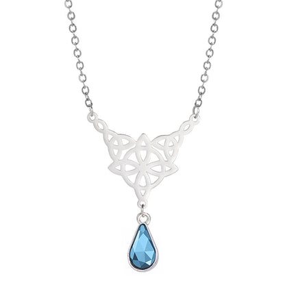 New Irish Knot Pendant Crystal Necklace ac9e7965 26db 4a9e 8d91 cfa6bd5e7a45