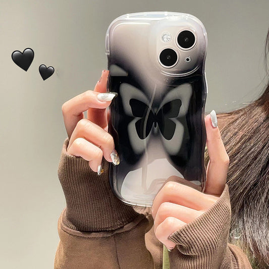 Ins Niche Dizzy Dye Black Butterfly Suitable For Ip Phone Case ac9ee8aa 9adb 45a8 80a4 43ea93ab101d
