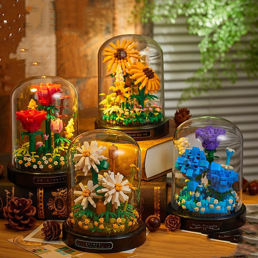 Small Particle Assembly Rose Decoration Toys acaafa52 4a5e 435c 98c5 157559041c77