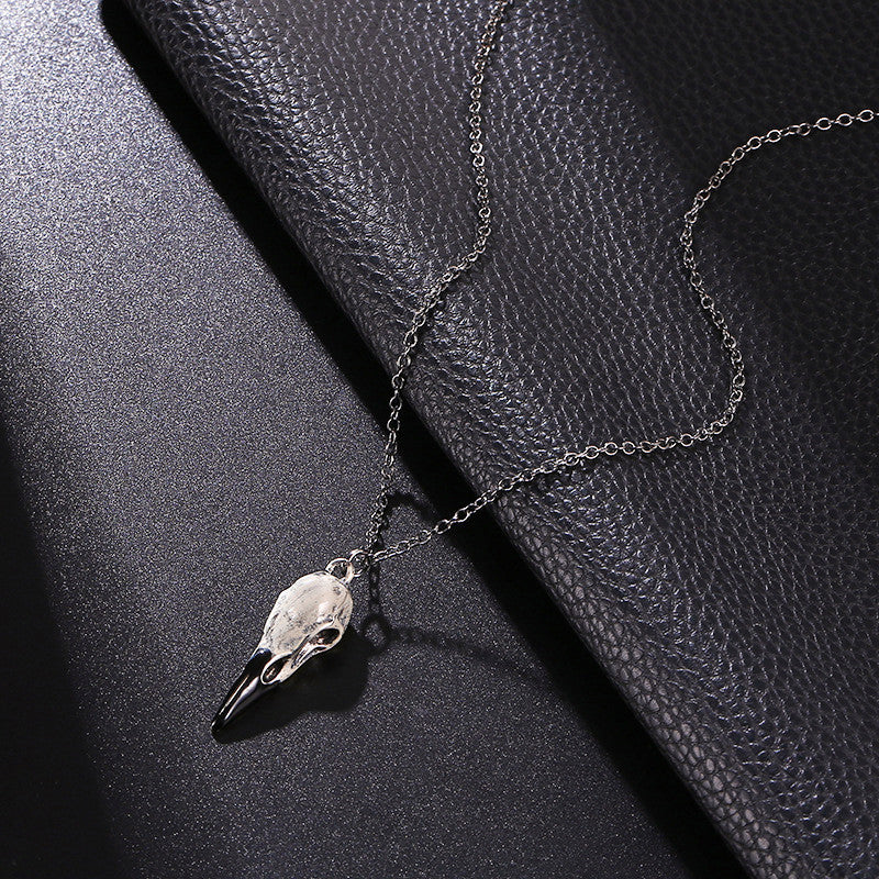 Crow Skull Skull Pendant Necklace acbaf070 75cd 4973 bdc2 445743eb9fb0