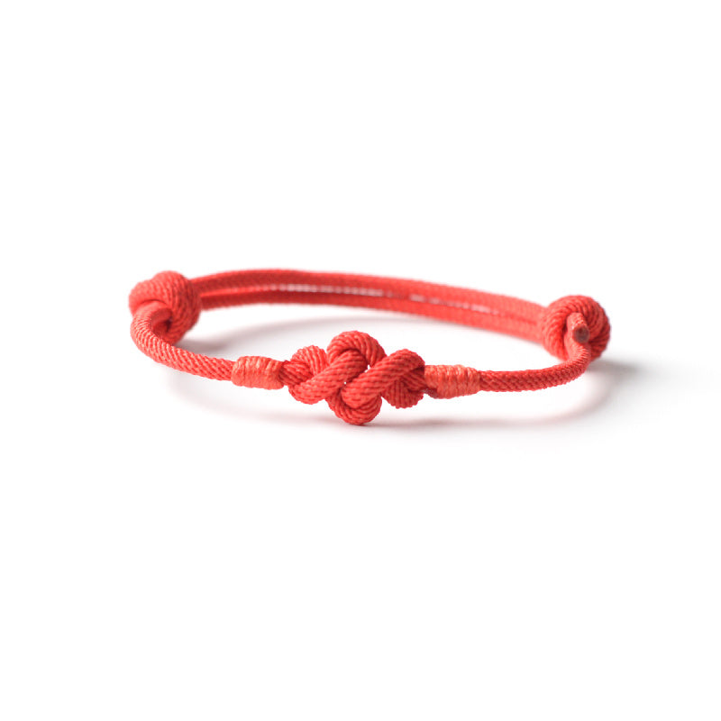 Simple Hand-woven Color Matching Ruyi Knot Carrying Strap acc00ab5 65af 44d2 8c07 d0f25d3071d8