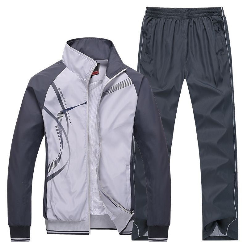 Spring And Autumn Couple Sports Suit Male And Female Student Casual Sportswear acc1616a fee6 43e1 bd91 bff6c1055101