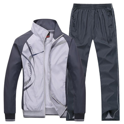 Spring And Autumn Couple Sports Suit Male And Female Student Casual Sportswear acc1616a fee6 43e1 bd91 bff6c1055101