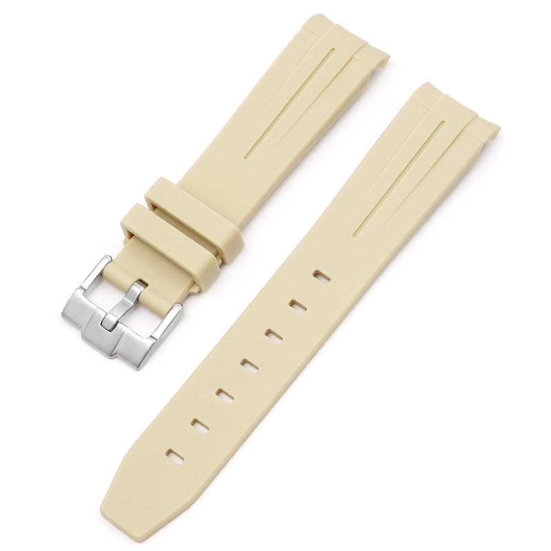 Mercury Arc Rubber Watch Strap Men's And Women's Waterproof 20mm acc639a5 c151 47e0 b676 c9ded6bef425