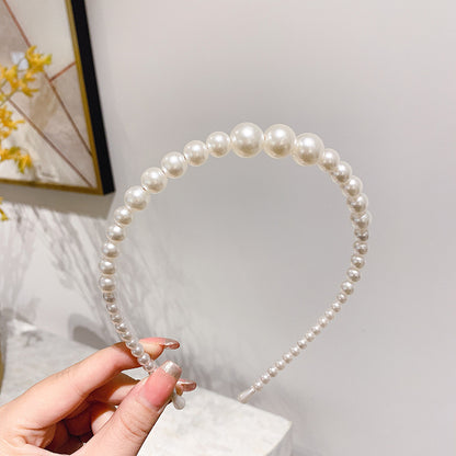 Sen Simple Pearl Thin Headband Hair Accessories Headband accc5c35 deb9 471e a7e3 99b9d1e5e77f