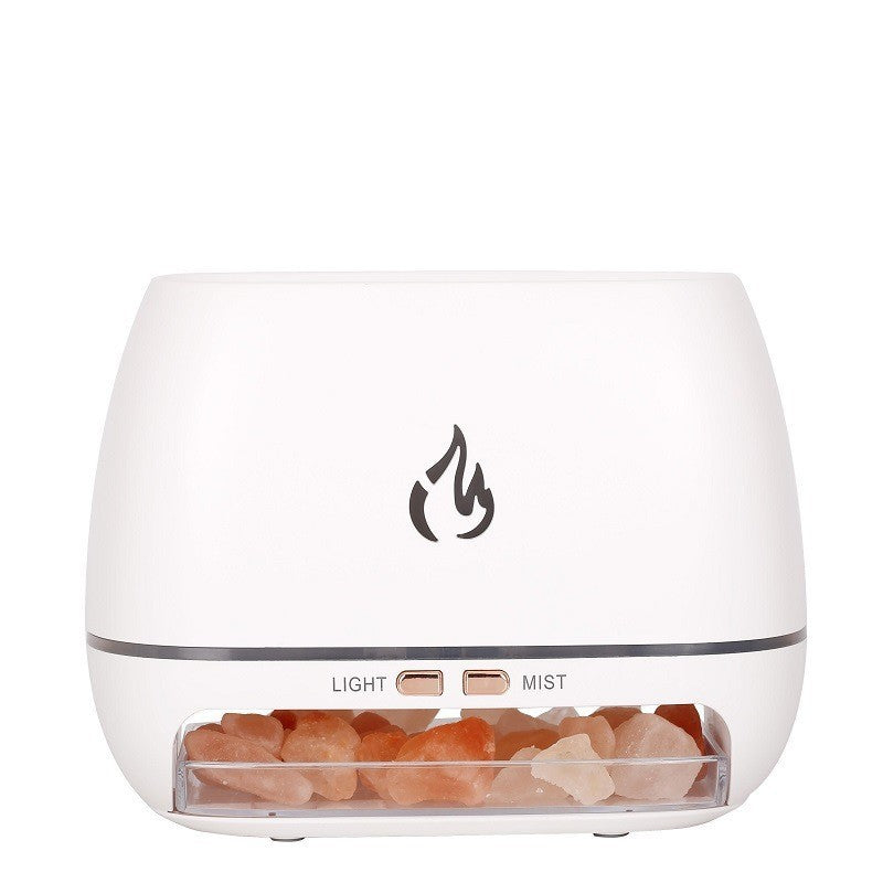 Salt Stone Simulation Flame Aroma Diffuser Heavy Fog acd39394 b55f 4b95 906b 25ef23b224a5