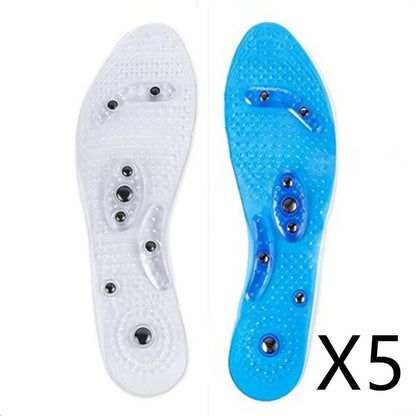Transparent magnetic therapy insole with 8 magnets acec6c12 fbbb 440a 89a1 3e2440cac23a