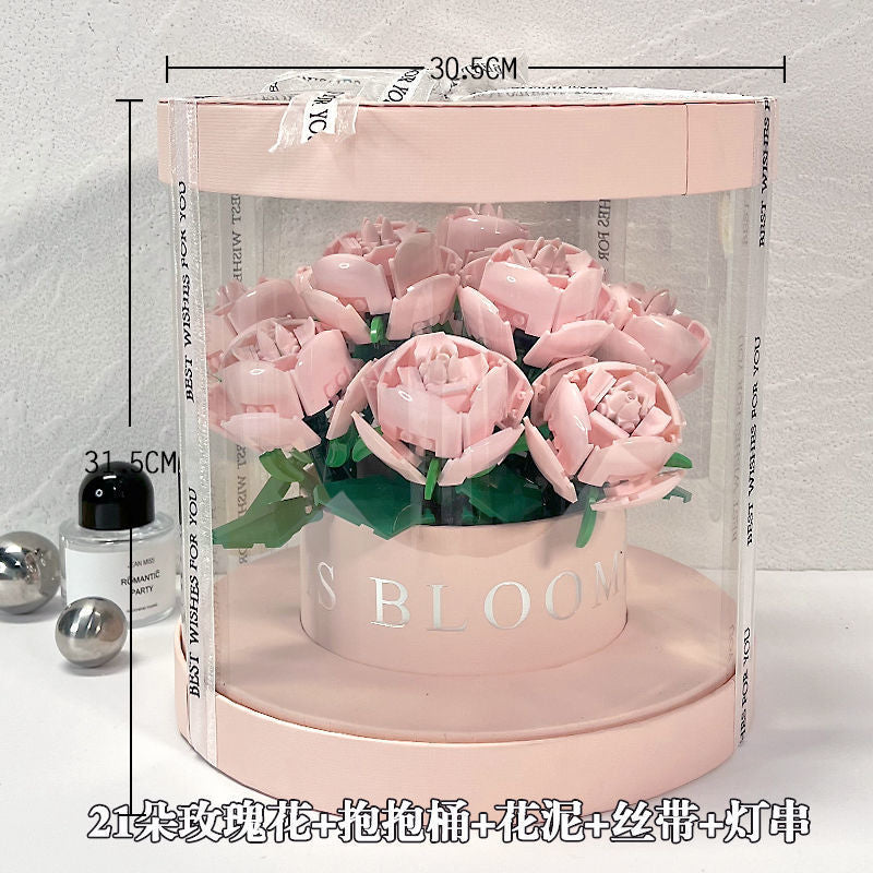 Building Blocks Rose Bouquet Flower Pot acefbecb 4645 4b7a 9931 7bb0b327465a