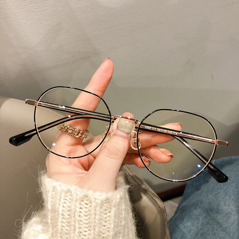 Metal Plain Myopic Face Without Makeup Glasses Acetate Frames Frame acf9407b 5c41 4a77 a2e0 5b3b4f18cc46