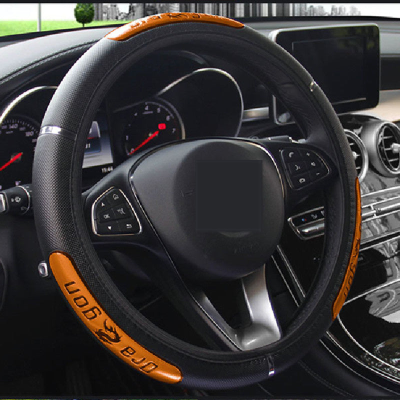 Reflective Longteng leather car steering wheel cover ad171e6f dc40 425c b3ce 45a964644027