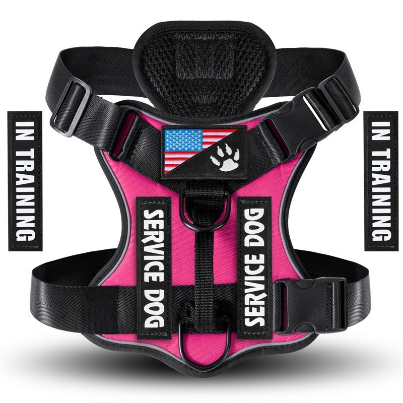 Shock Absorption Night Vision Reflective Pet Tactical Chest Strap ad1a1c6f 284f 4798 8773 ddfcc0a005e5