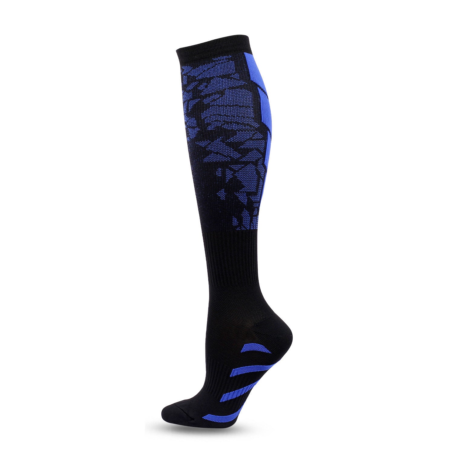 Black Heart Pattern Calf Socks Heart Pattern Running Socks ad2c03c3 8190 4860 9c98 2b87479883ba